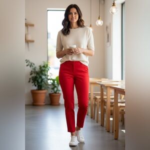 Express Magenta Editor Pants Size 6